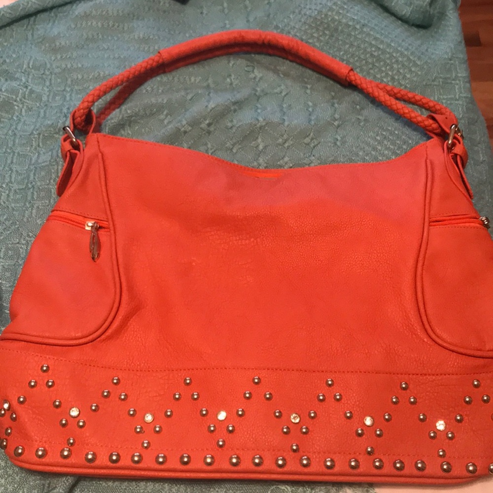 Never used orange purse
